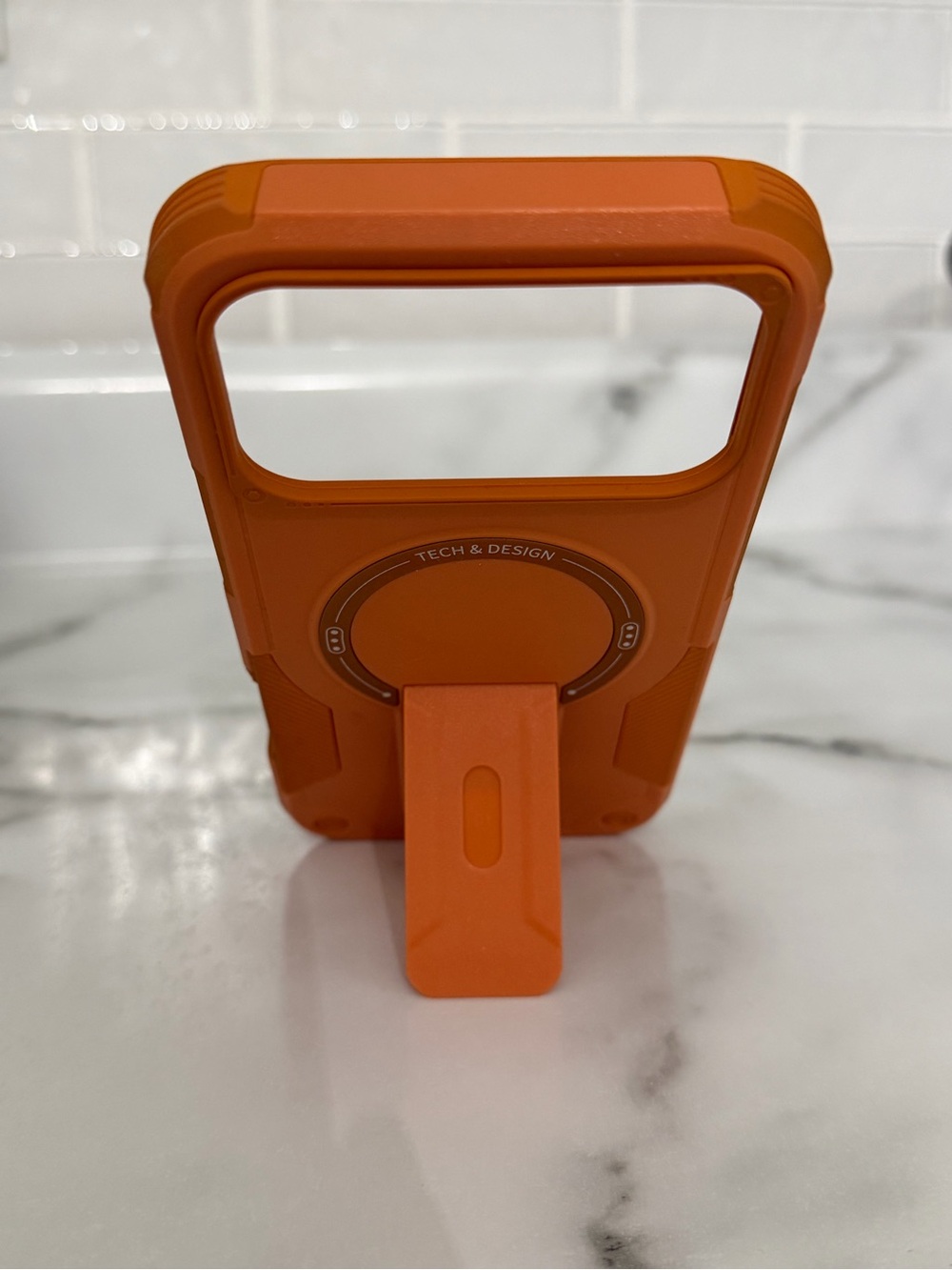 iPhone 17 Pro max Pink and Orange Protective Phone Case Duo - Universal Style - Picture 6 of 8